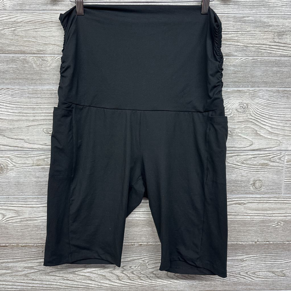 Full Panel Bike Shorts W/ Pockets 2XL