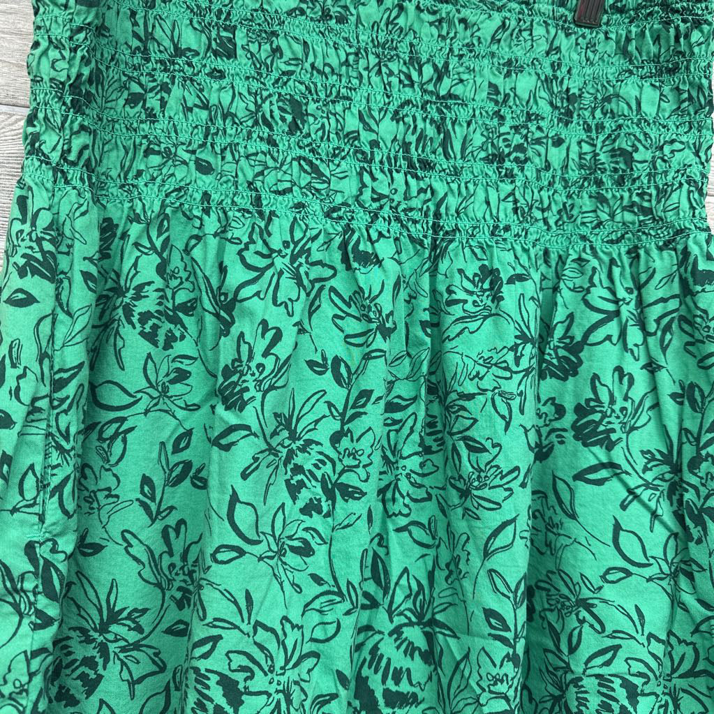 Smocked Tank Top & High Waist Skirt Flowers Large