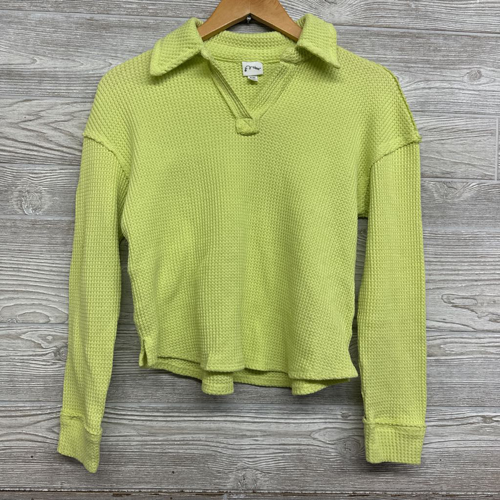 Waffle Knit Shirt W/ Collar 14
