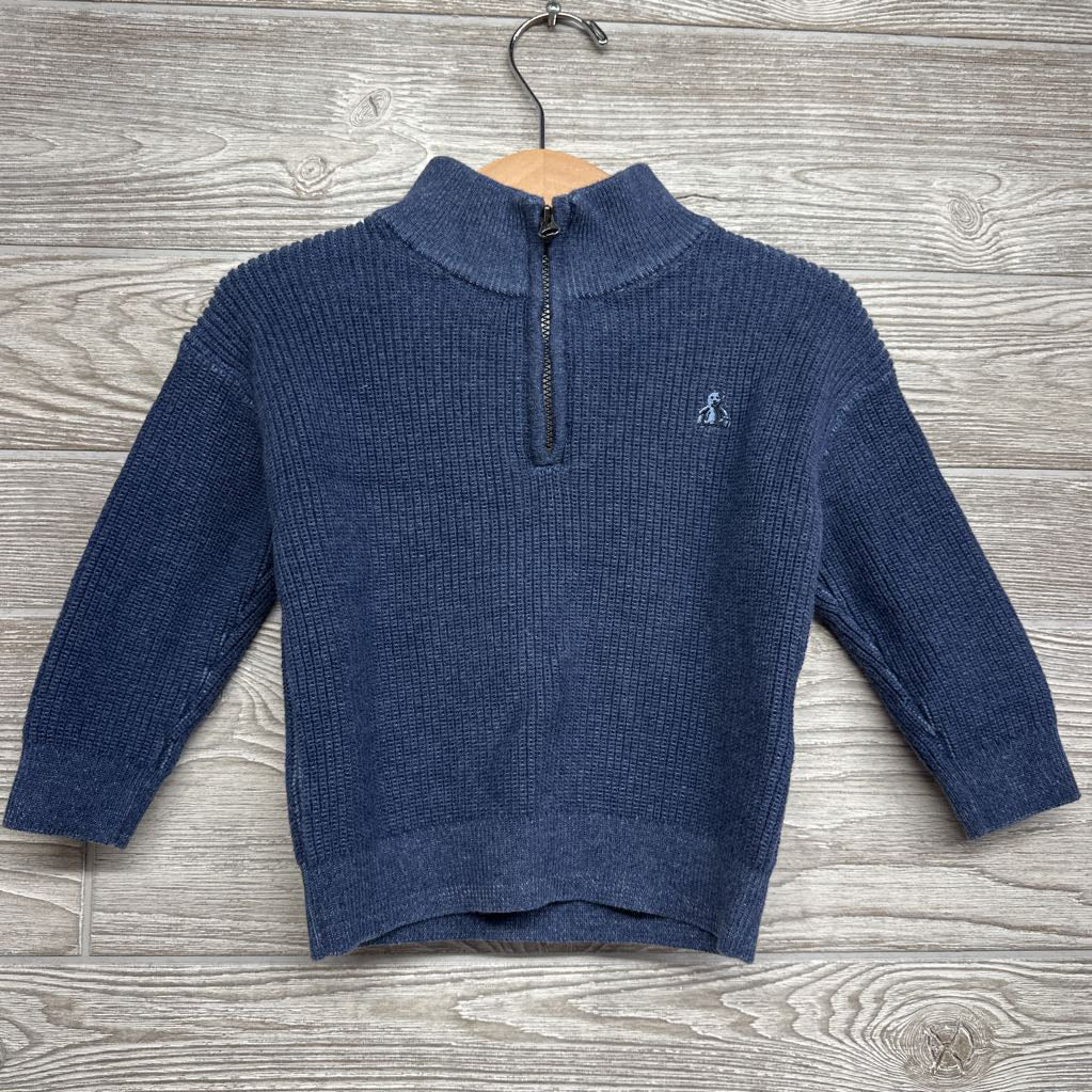 Mock Neck 1/4 Zip Sweater 12-18M