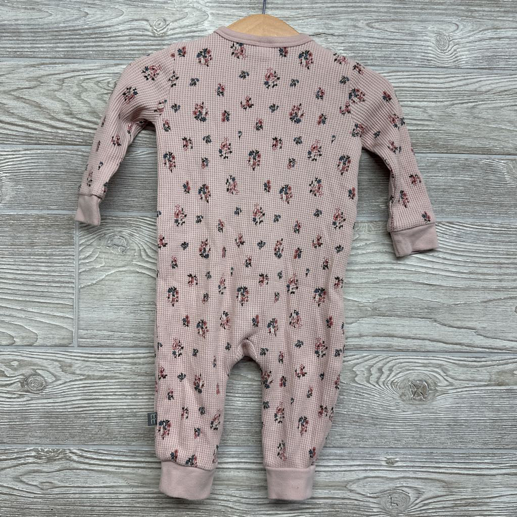 LS Thermal Coverall Flowers 6-9M
