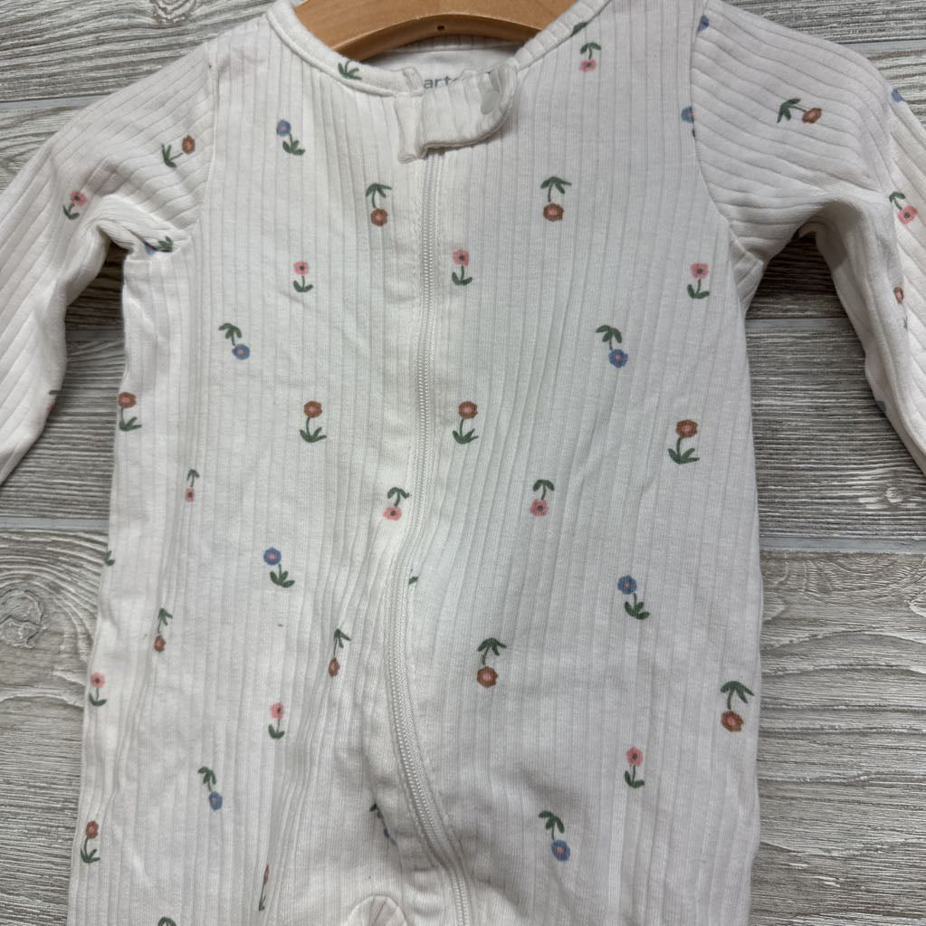 Ribbed Sleeper Flowers 6M