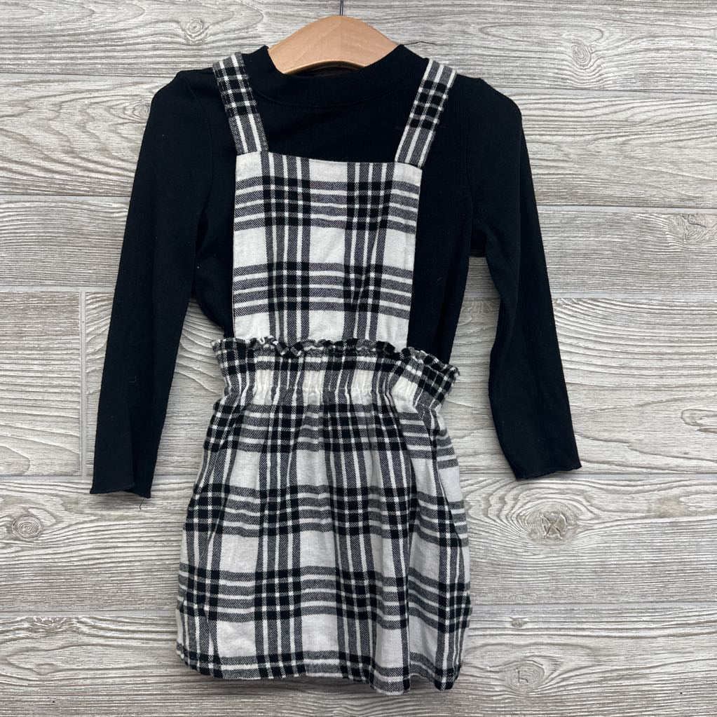 Plaid Jumper & Shirt 3t