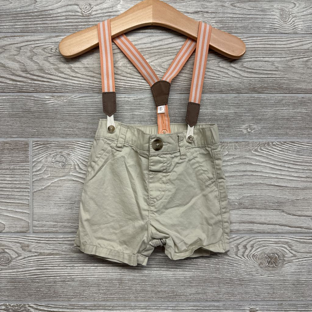 Suspender Shorts 6-9M