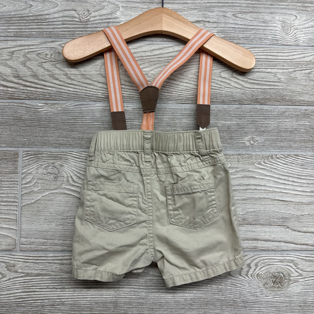 Suspender Shorts 6-9M