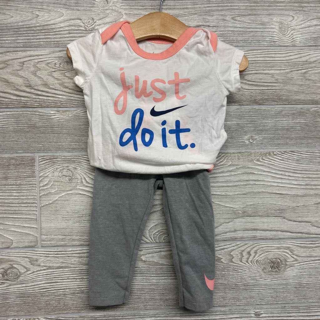 Full Zip Hoodie, Bodysuit Just Do It & Leggings 12M
