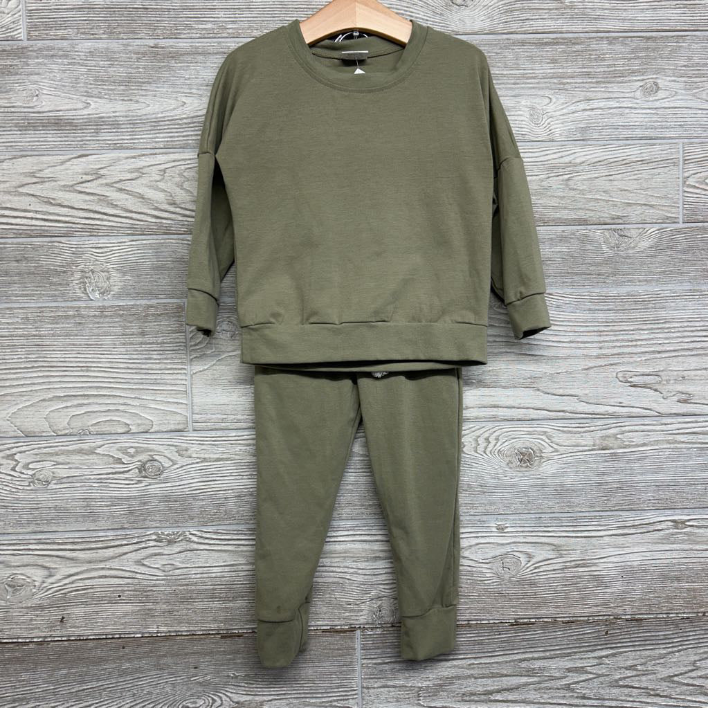 LS Shirt & Drawstring Joggers 3T