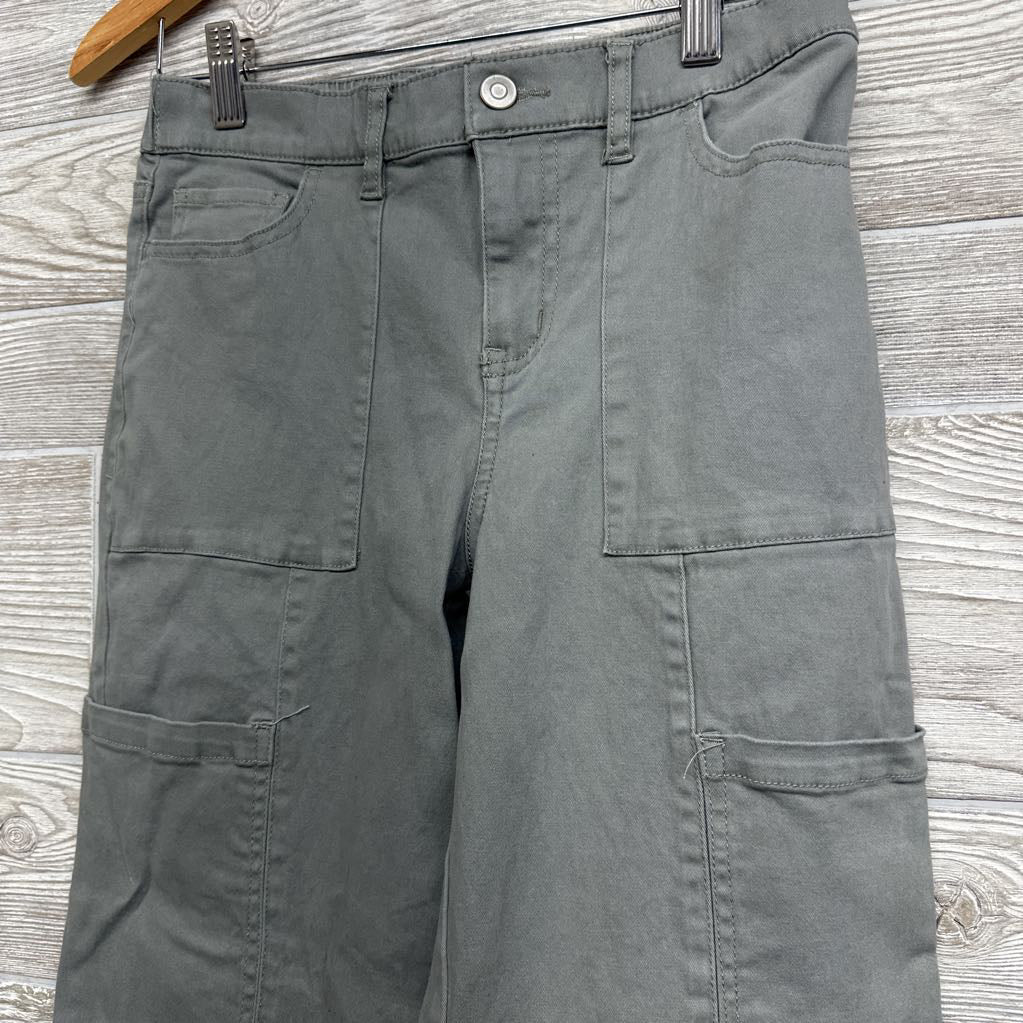Mid Rise Wide Leg Pants 14