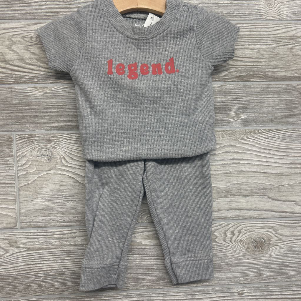 Waffle Knit Bodysuit & Joggers Legend 9M