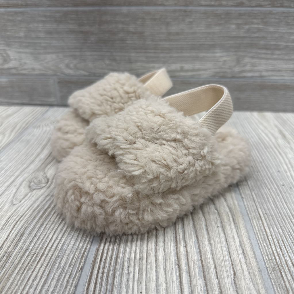 Faux Fur Clog Sandal Slippers 5-6