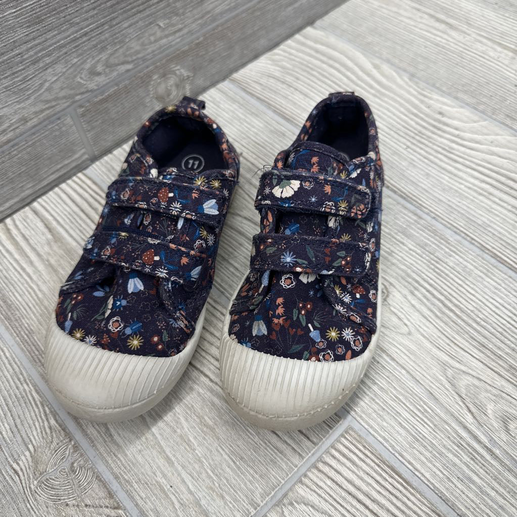 Velcro Shoes Flowers 11c