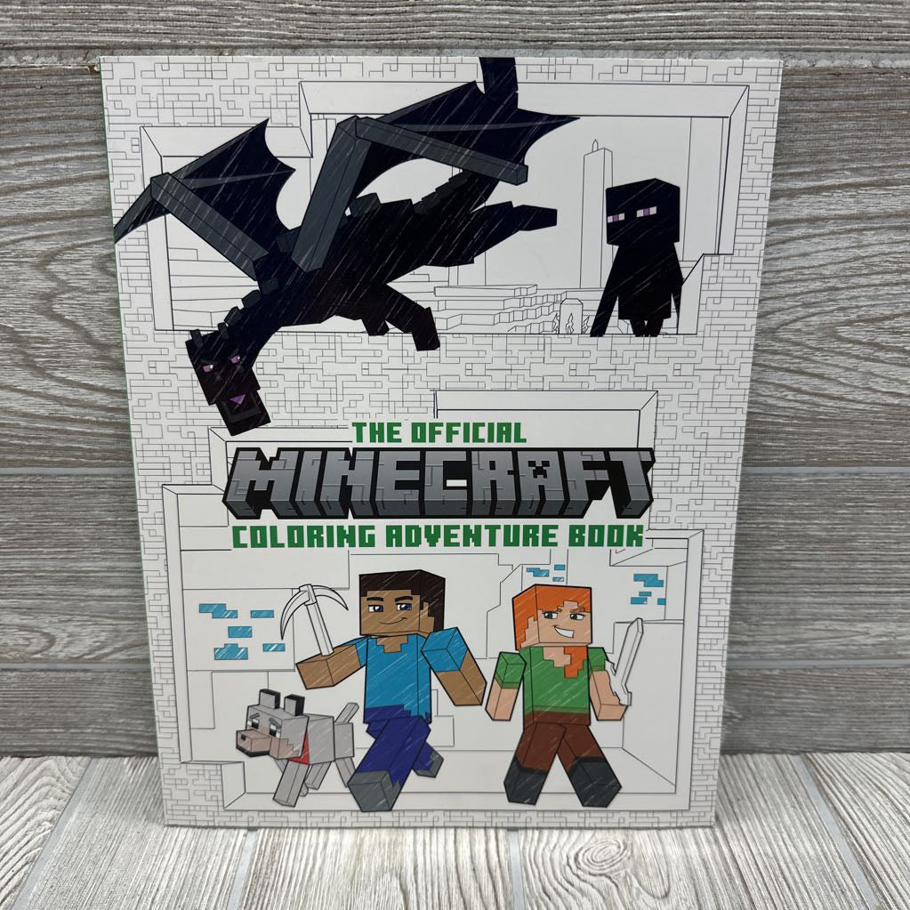Minecraft Coloring Adventure Book