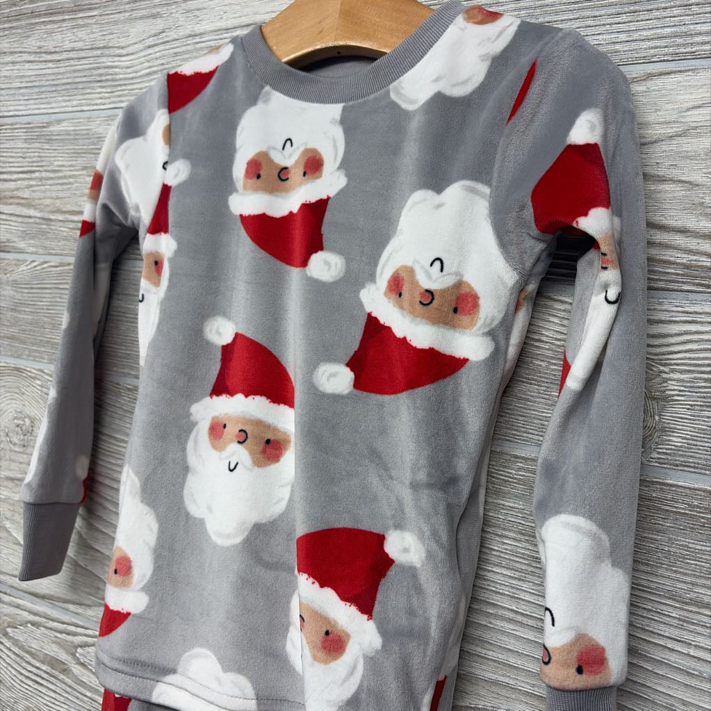 Nw/oT 2 Pc LS Cozy PJs Santa 2T