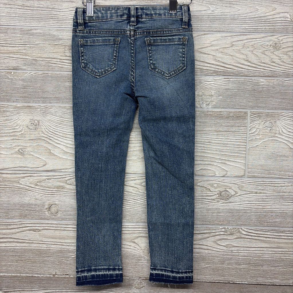 NEW Skinny Jeans Frayed 4-5