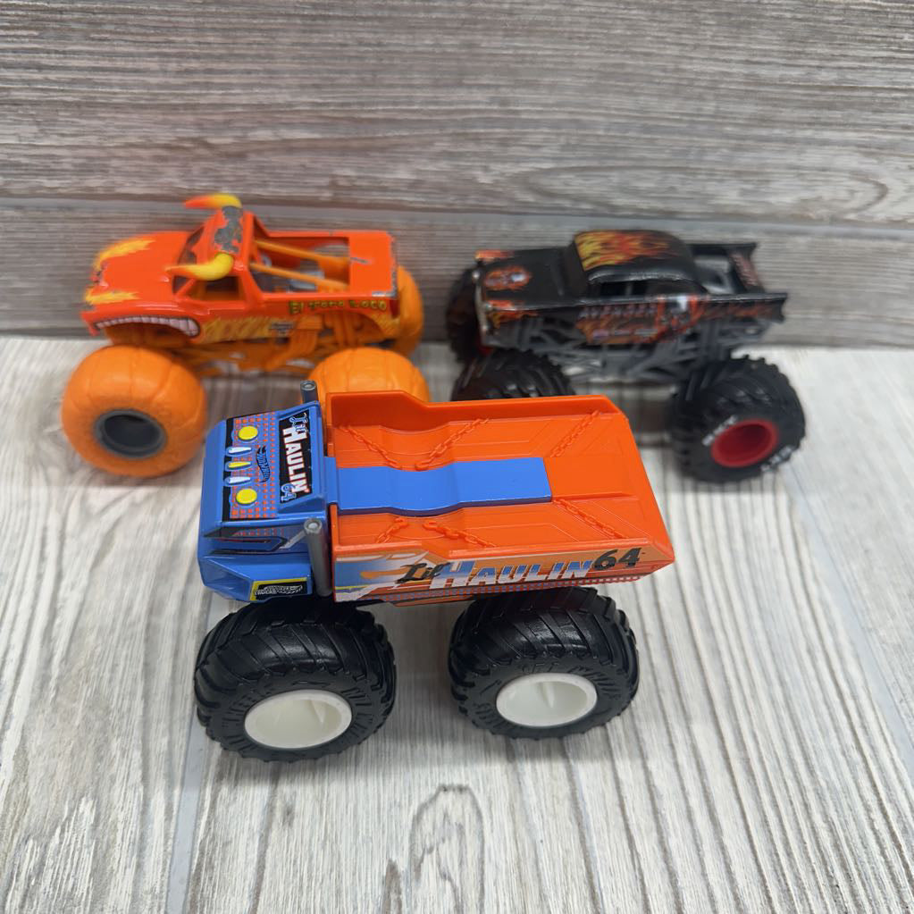 3 Pk Monster Trucks