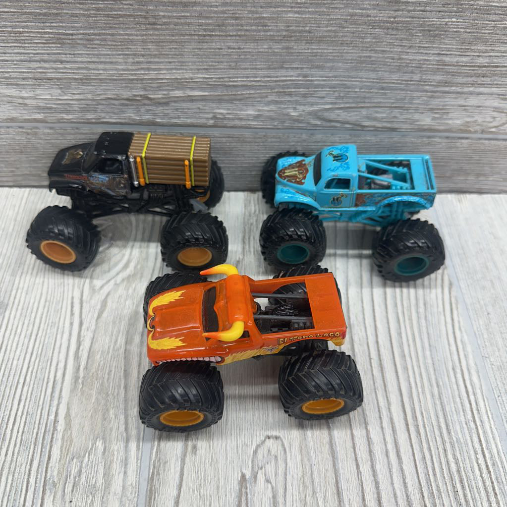 3 Pk Monster Trucks