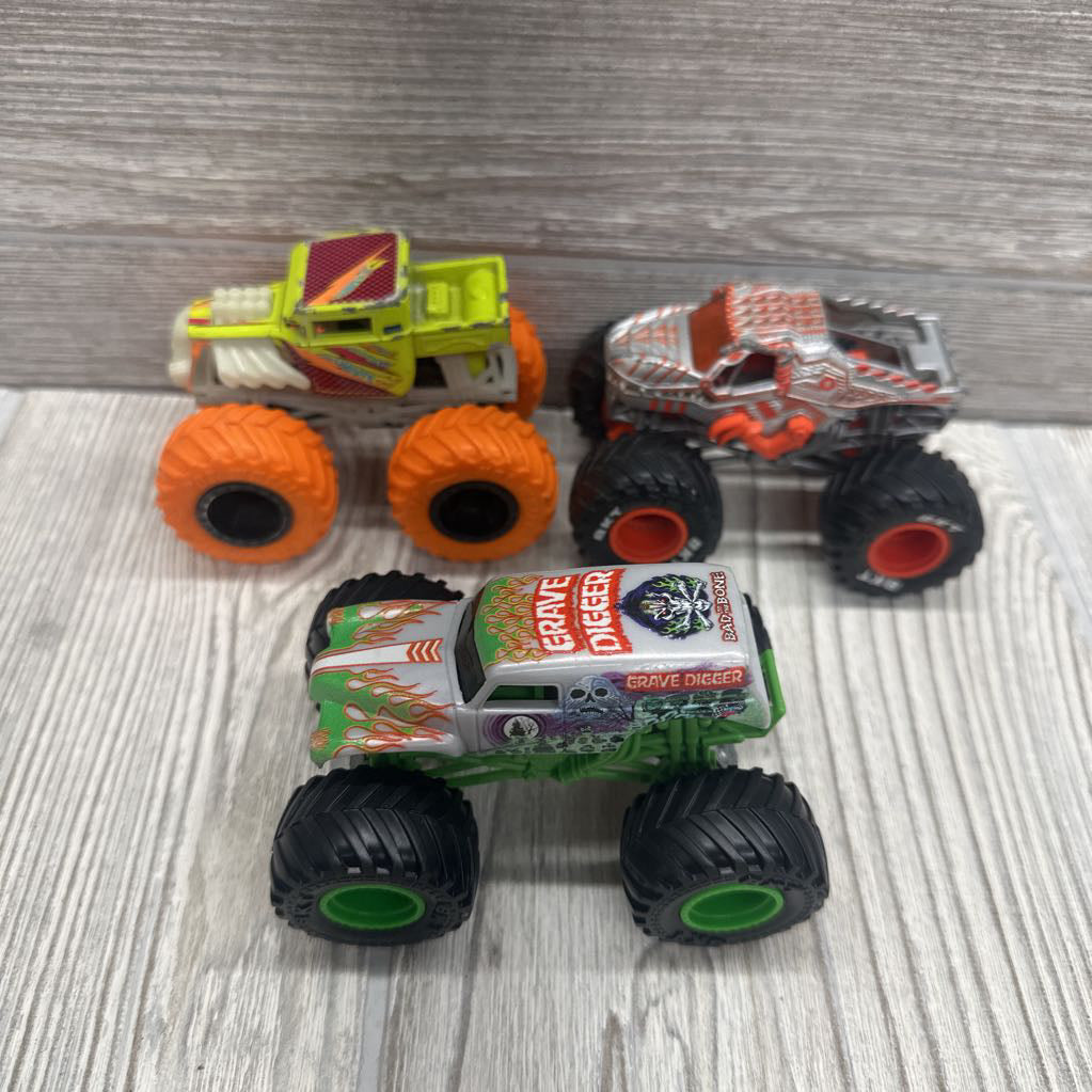 3 Pk Monster Trucks
