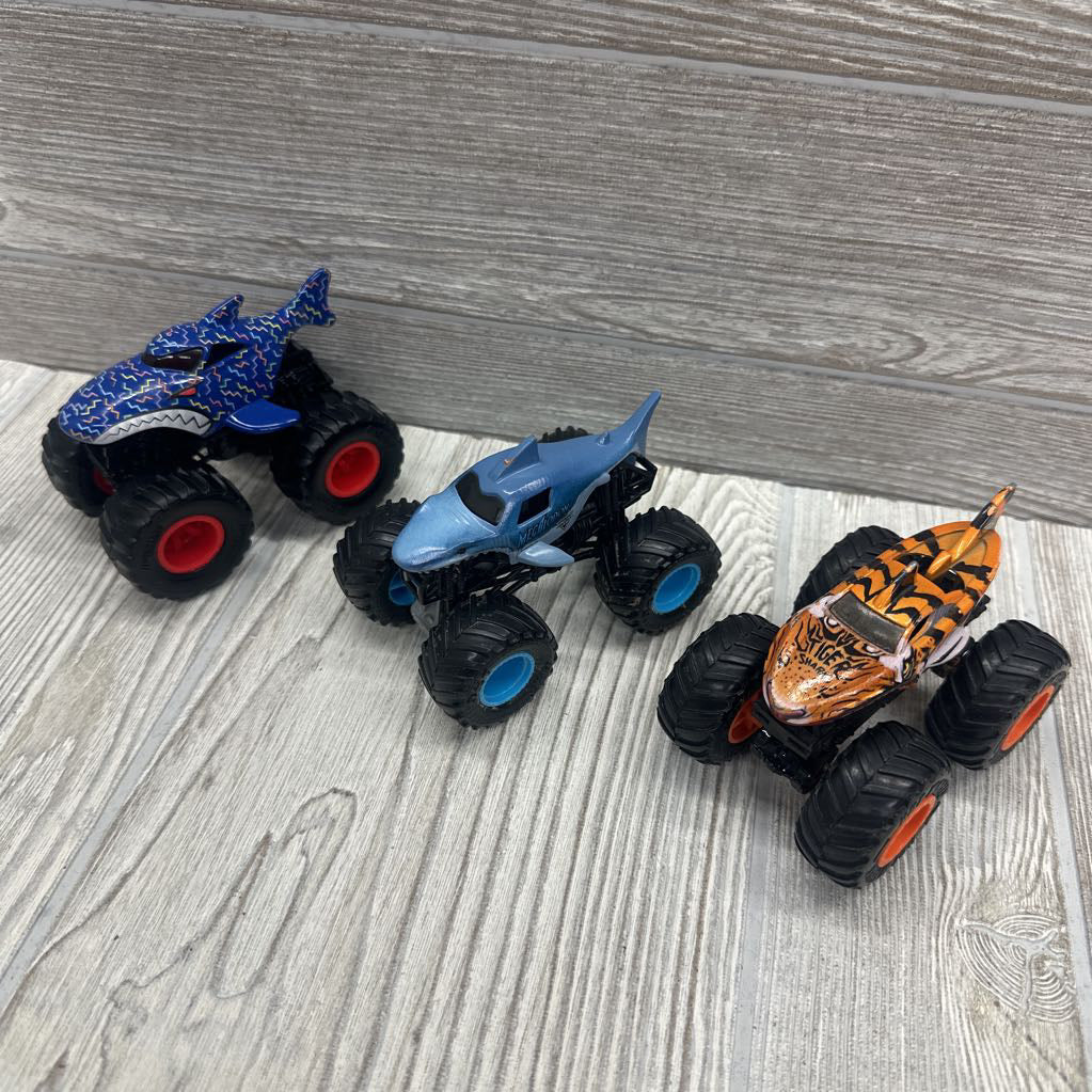 3 Pk Monster Trucks