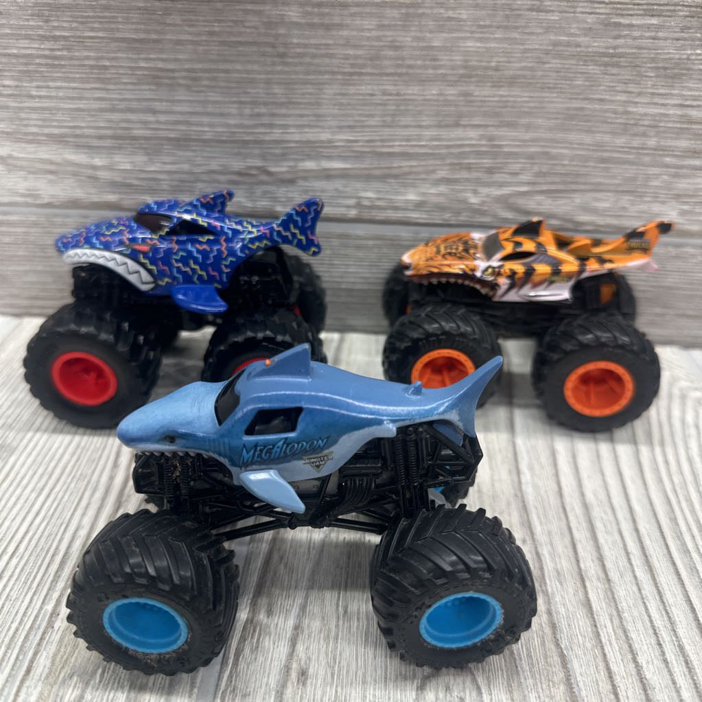 3 Pk Monster Trucks