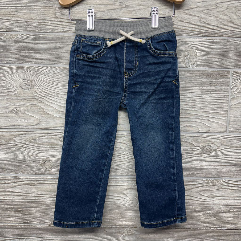 Pull On Straight Jeans 2T