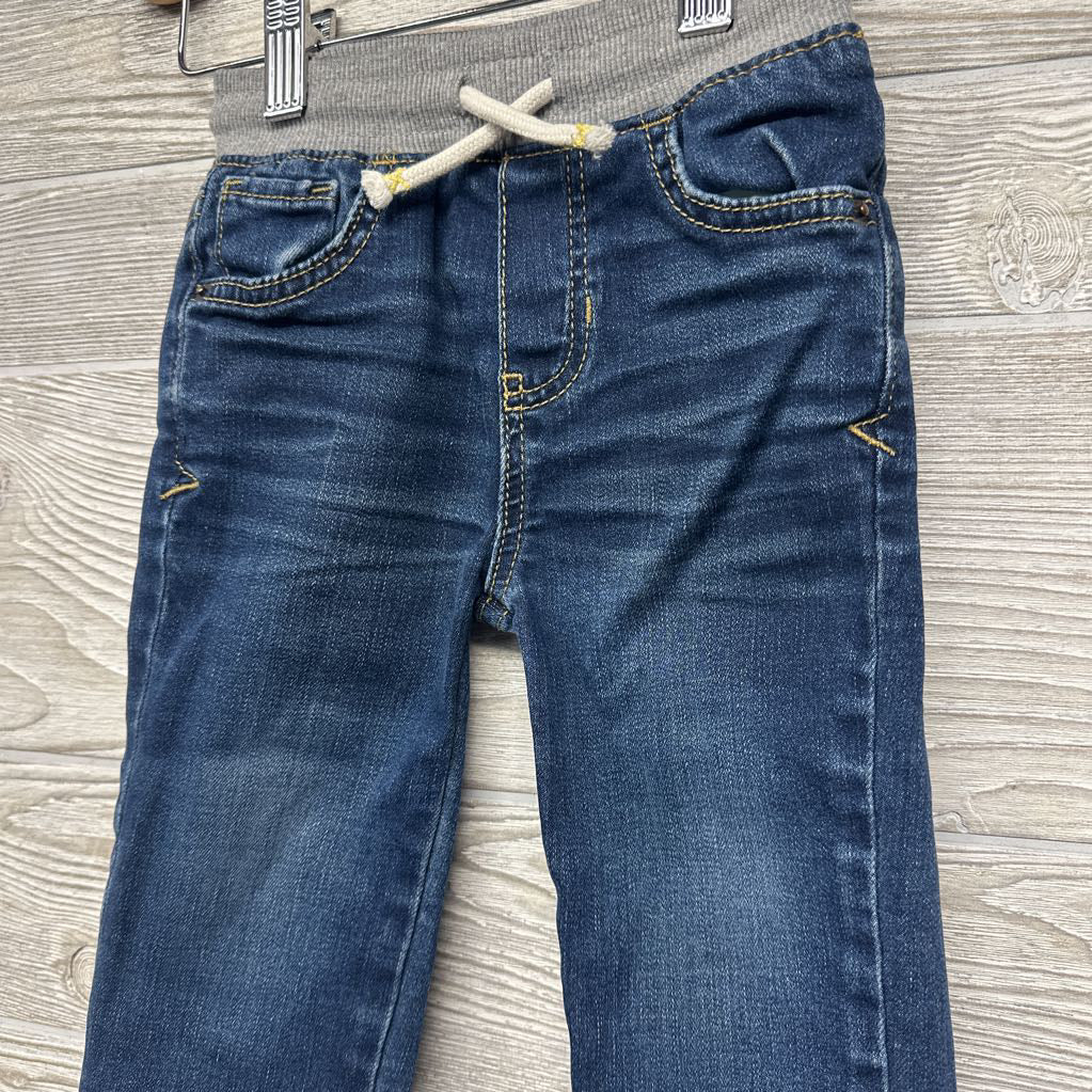 Pull On Straight Jeans 2T