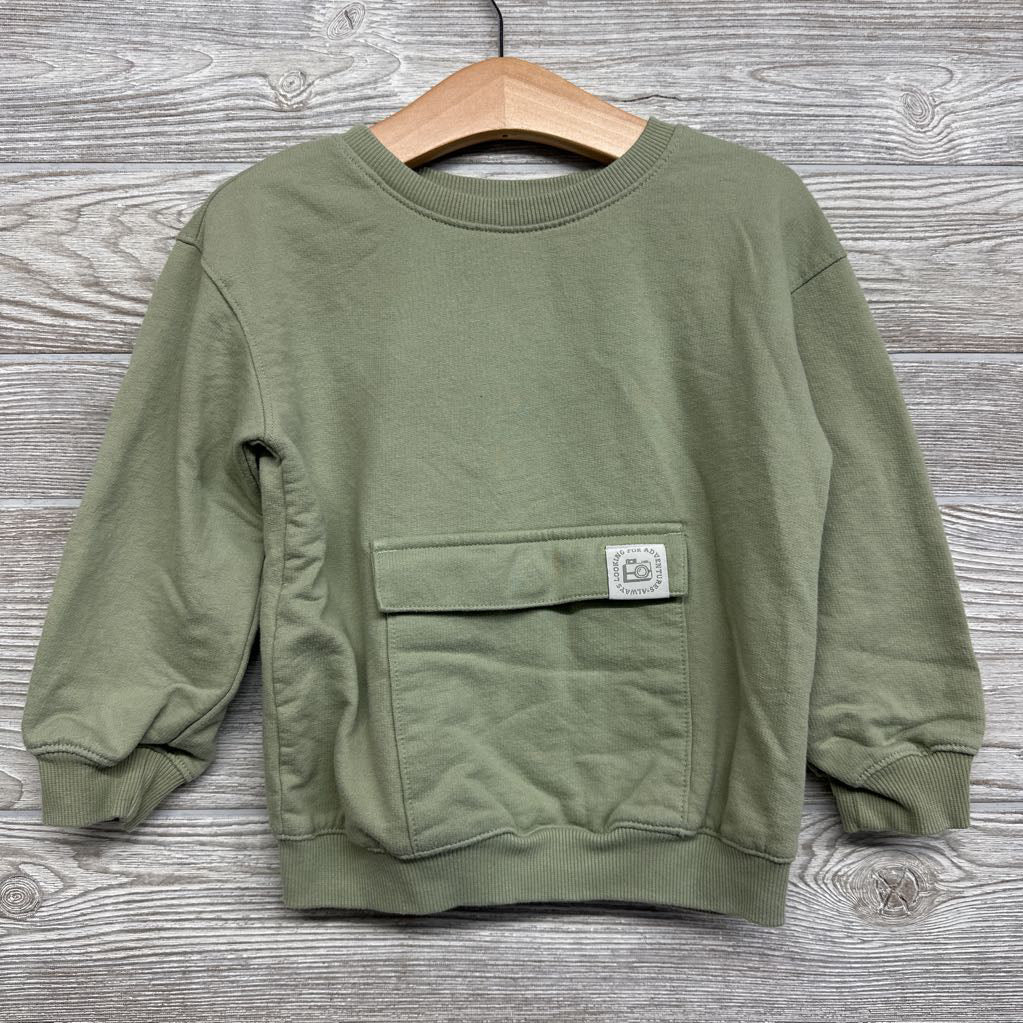 Crewneck Kangaroo Pocket 3T