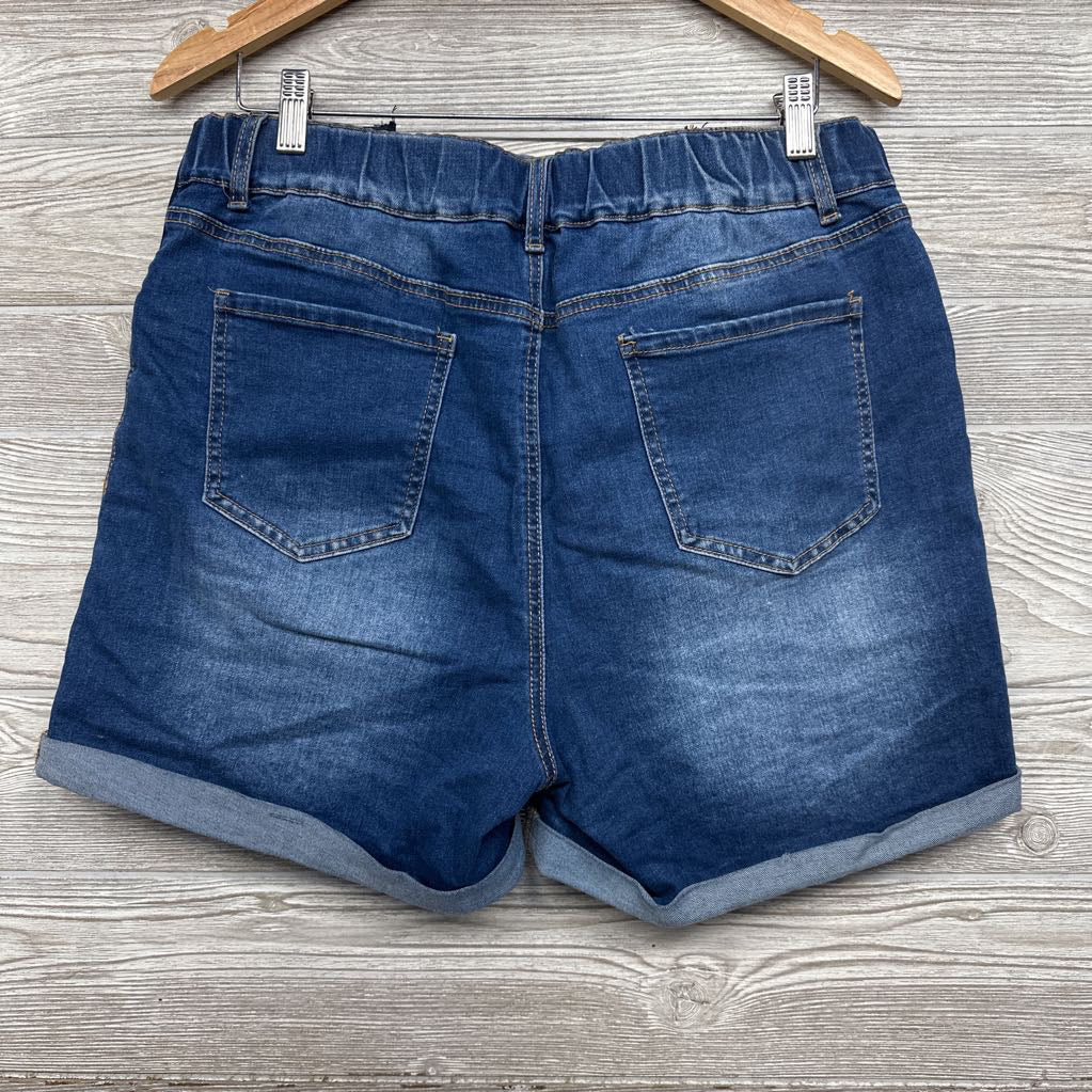 Denim Side Panel Shorts Large