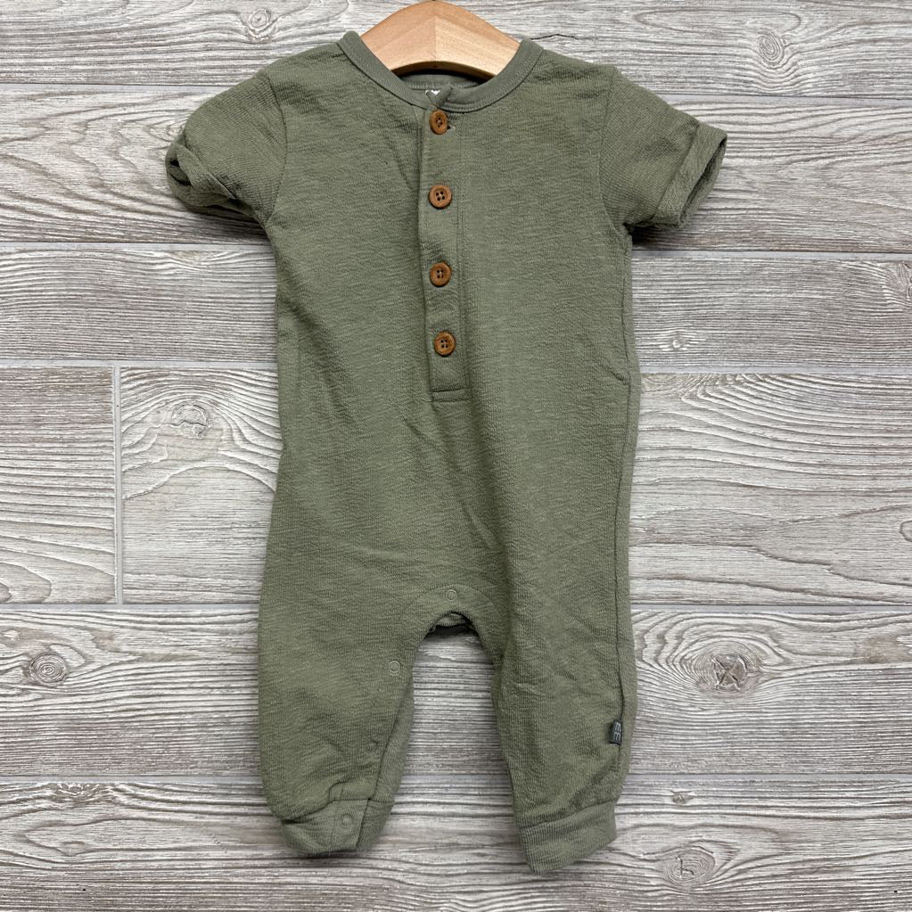 Henley Outfit Cuffed Sleeves 3-6M