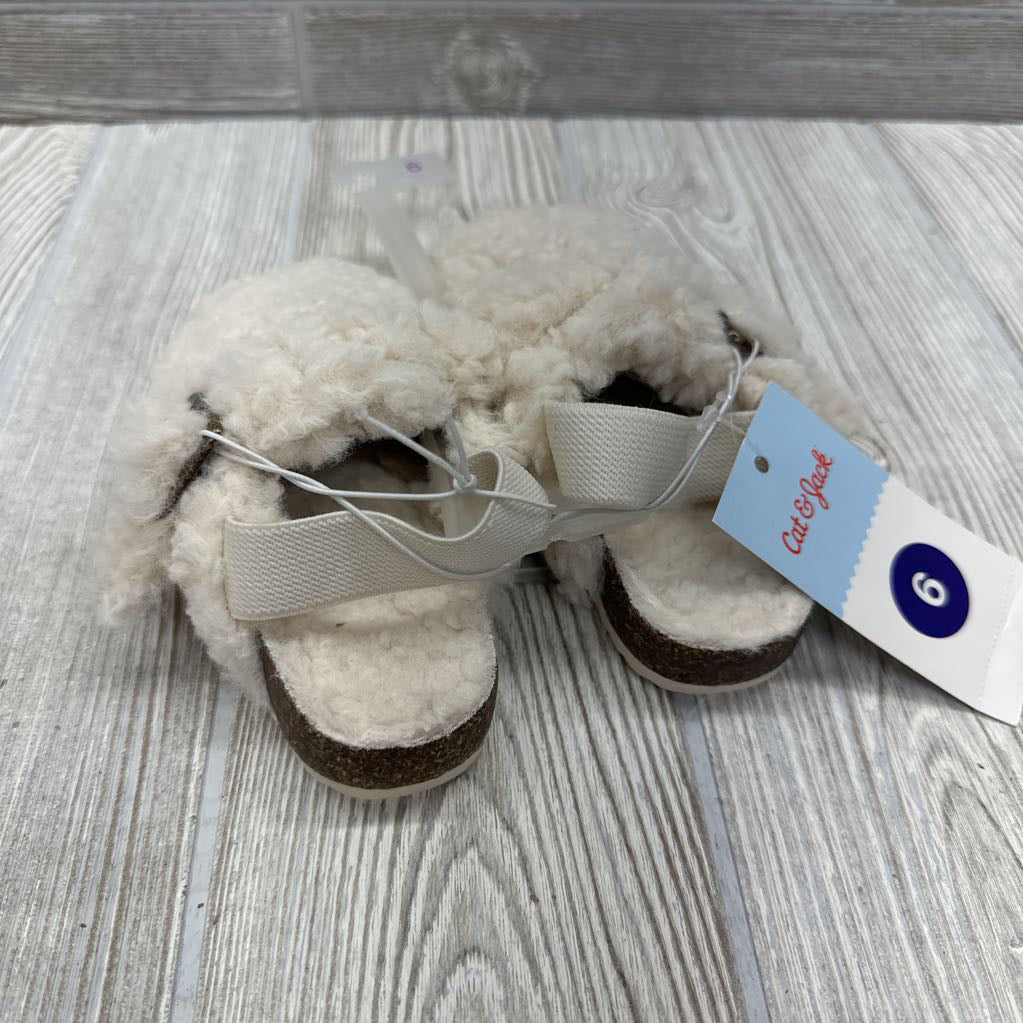 NEW Sherpa Clog Shoes 6c