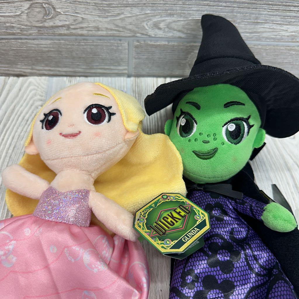 NEW Elphaba & Glinda Plush Characters