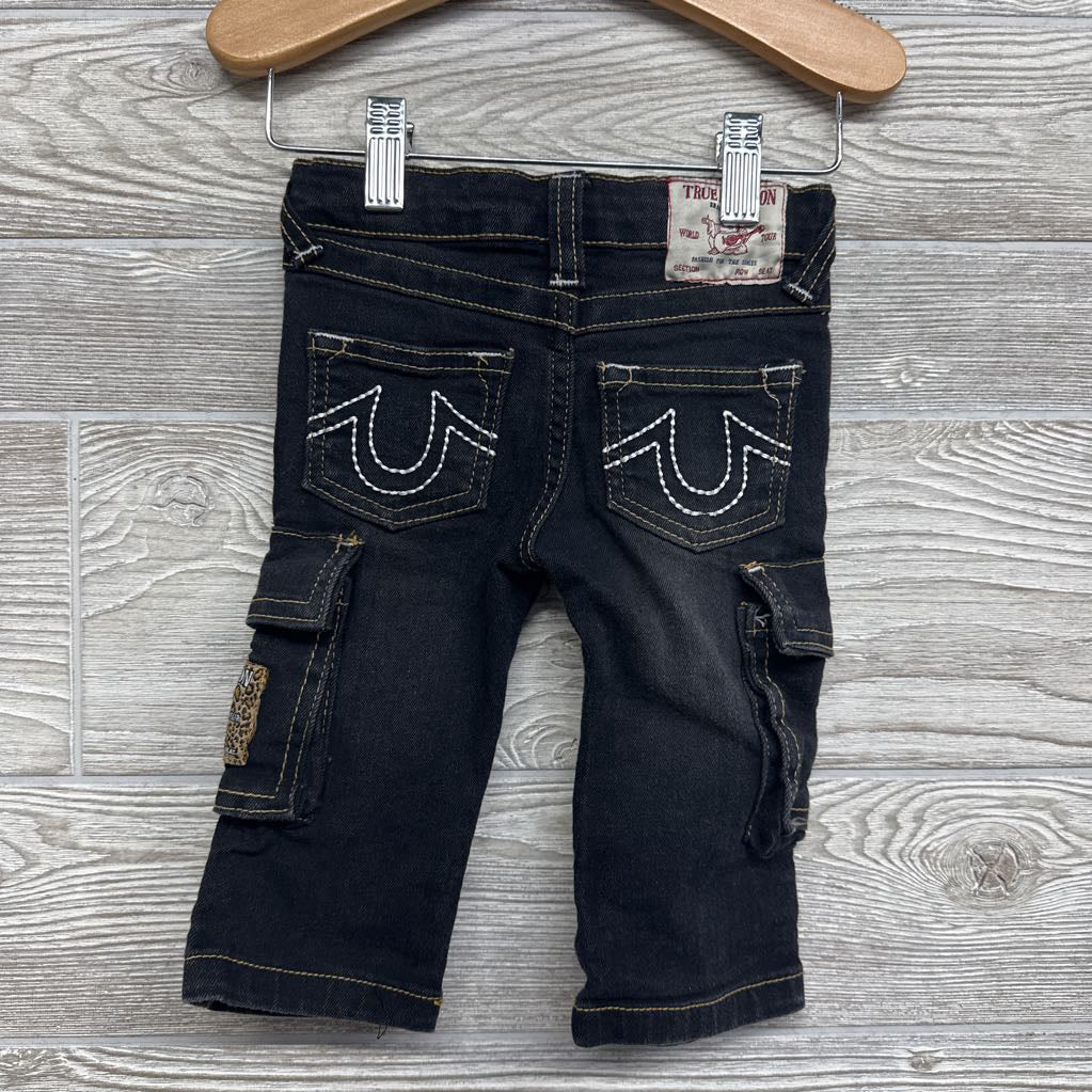 Cropped Shirt Logo & Jeans 12M