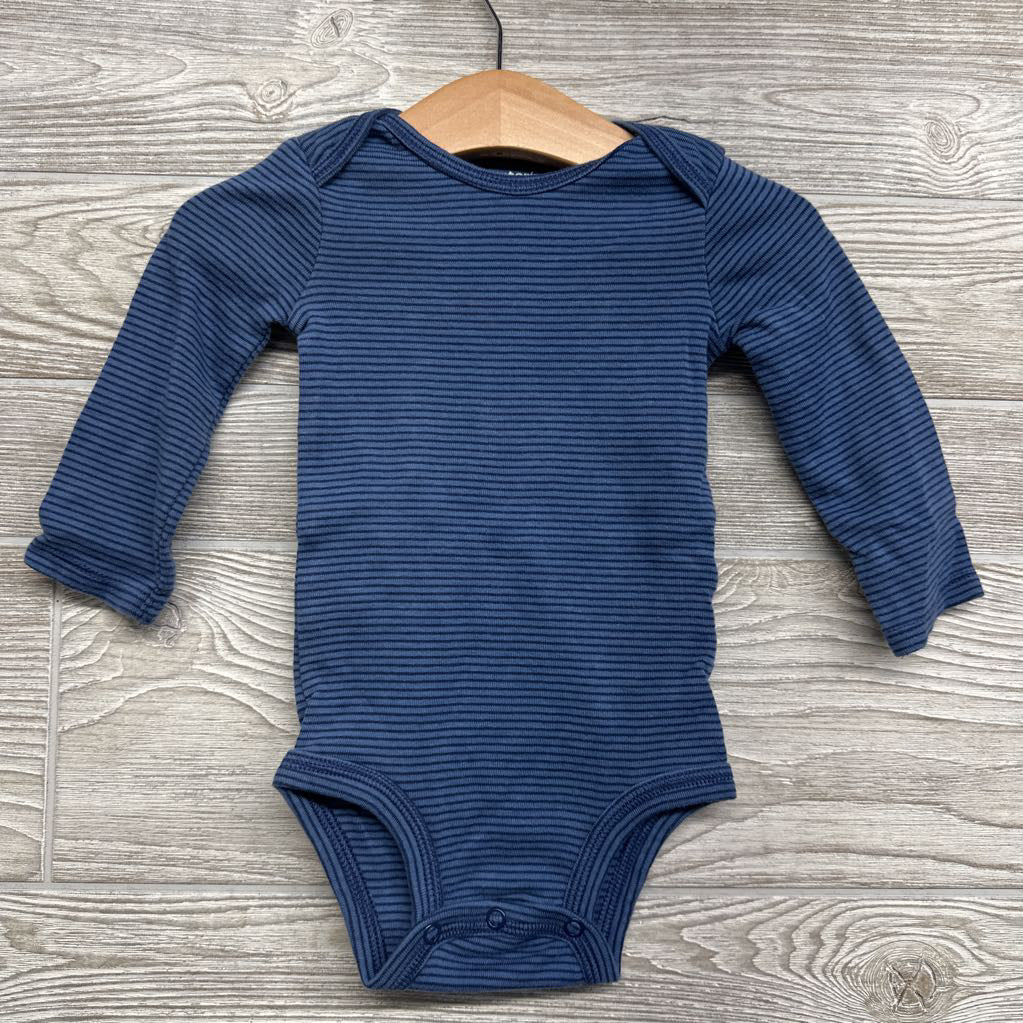 3 Pk LS Bodysuits Airplanes Explore Stripes 12M