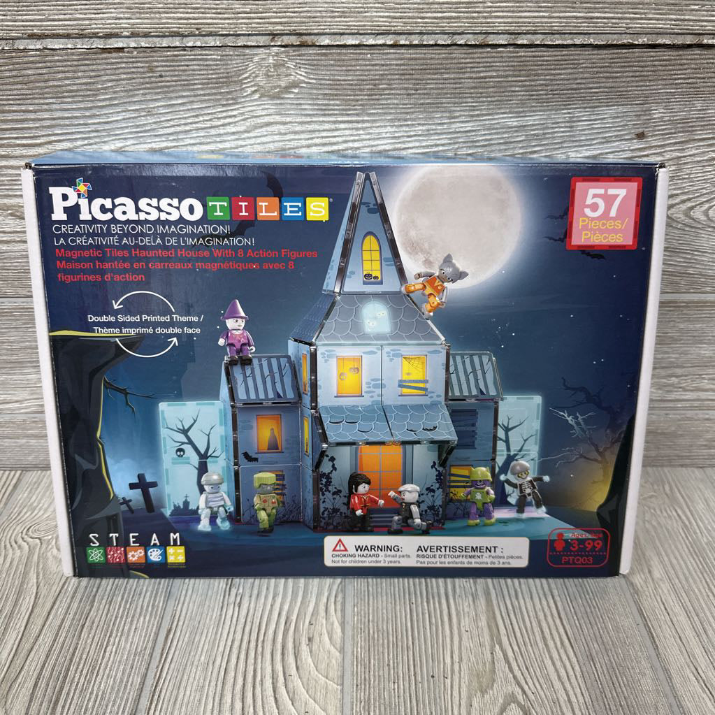 Haunted House Magnetic Tiles & Characters
