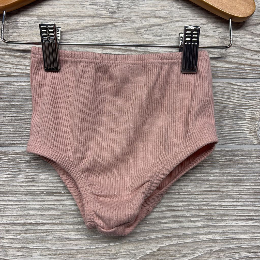 NEW LS Ribbed Ruffle Collar Dress & Bloomers 6-9M