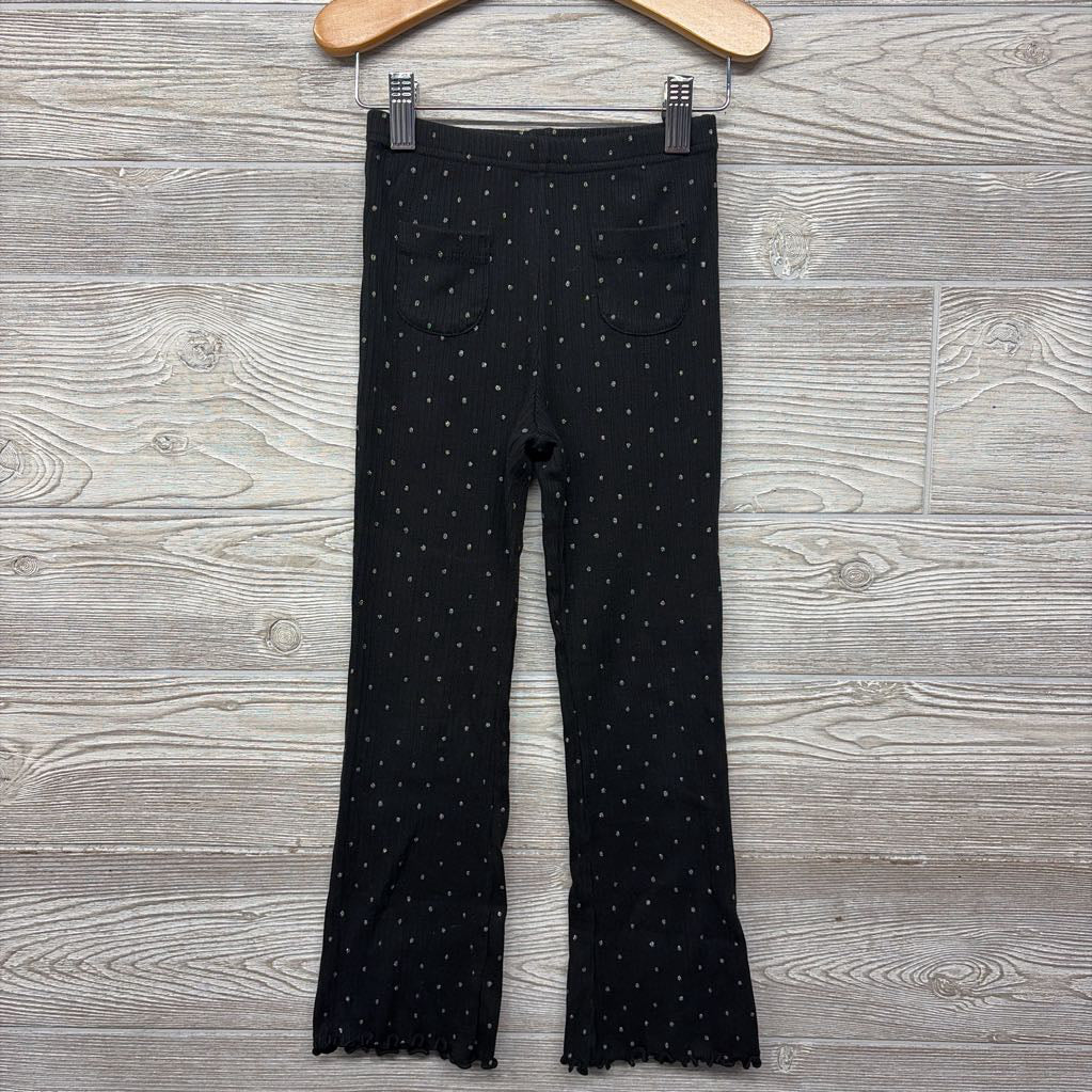 Ribbed Flare Pants Glitter Dots 6