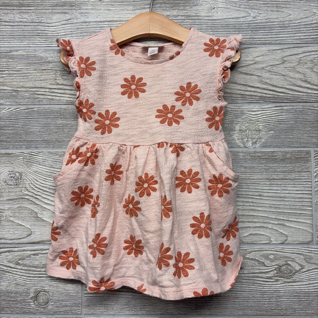 Textured Dress & Bloomers Flowers 18M