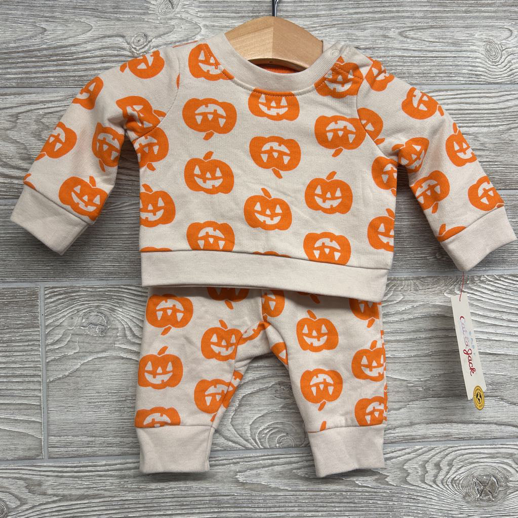 NEW Crewneck & French Terry Joggers Pumpkins NB