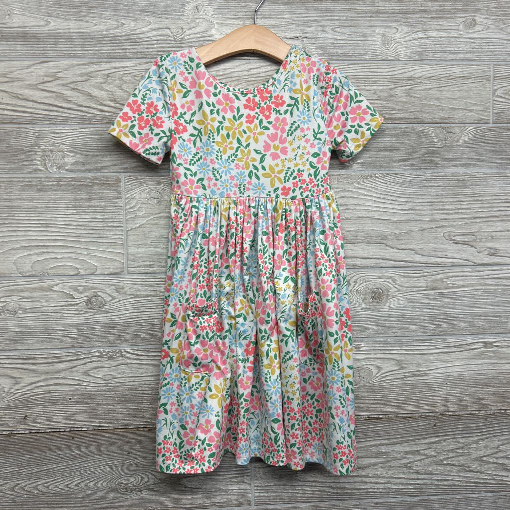 Daffodils S/S Pocket Twirl Dress 5-6