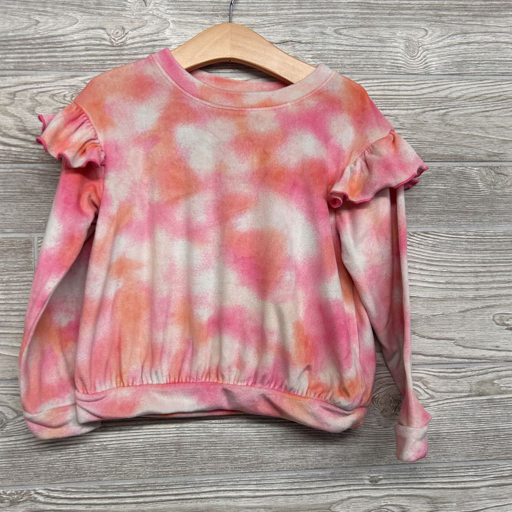 Velour Crewneck Tie Dye 5T