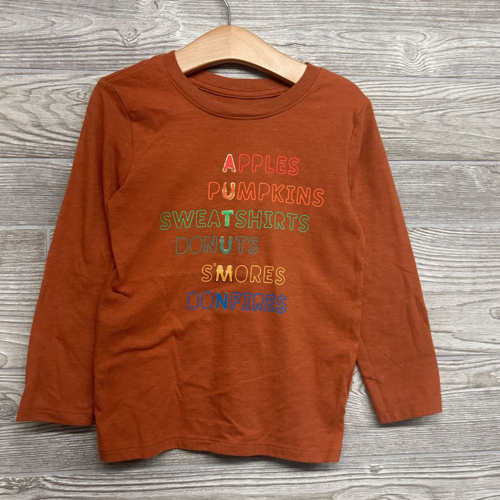 LS Shirt Apples Pumpkins Sweatshirts 5T