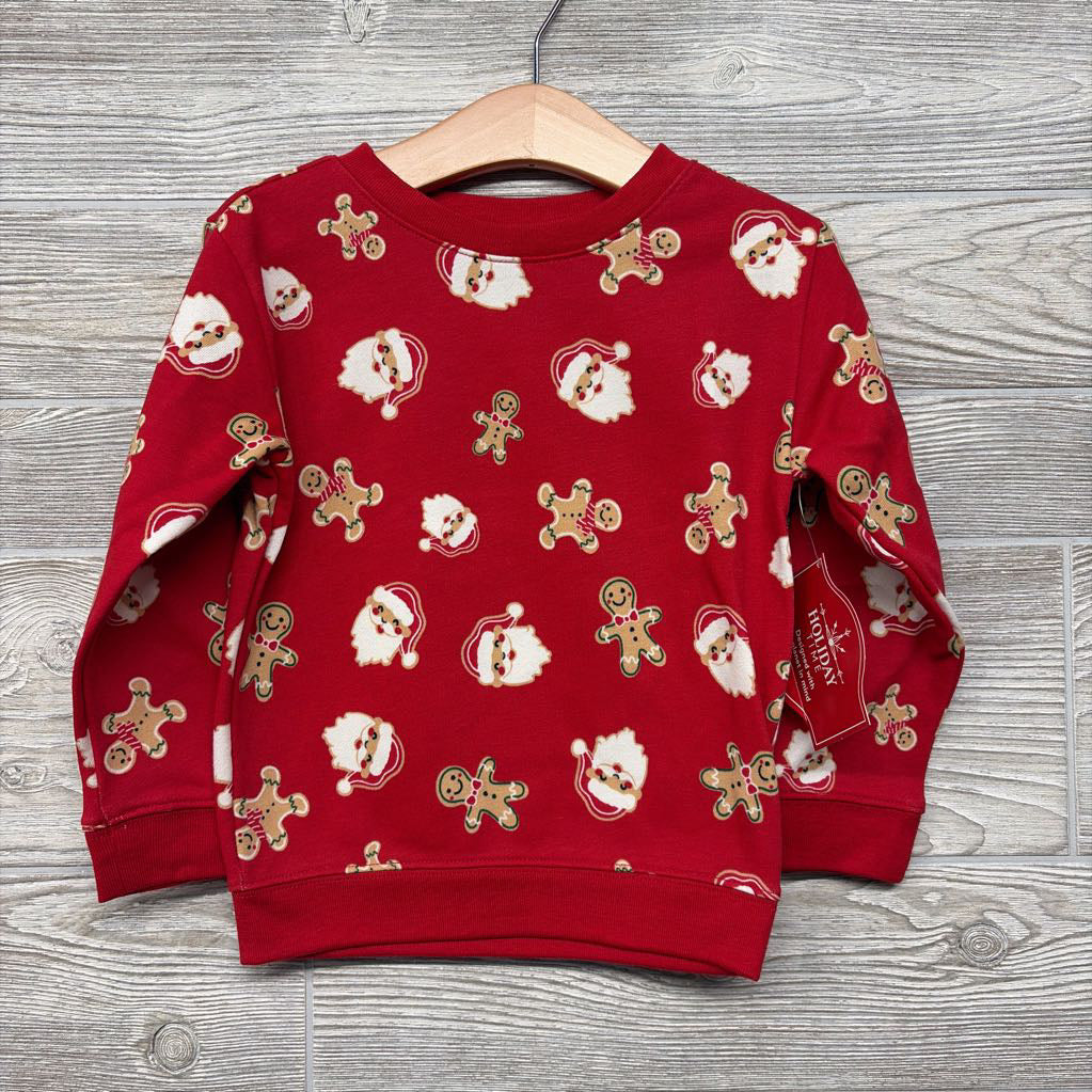 NEW Crewneck Santa & Gingerbread 3t