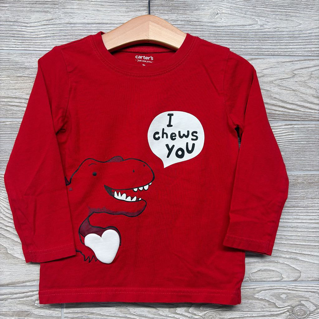 LS Shirt I Chews You 3t