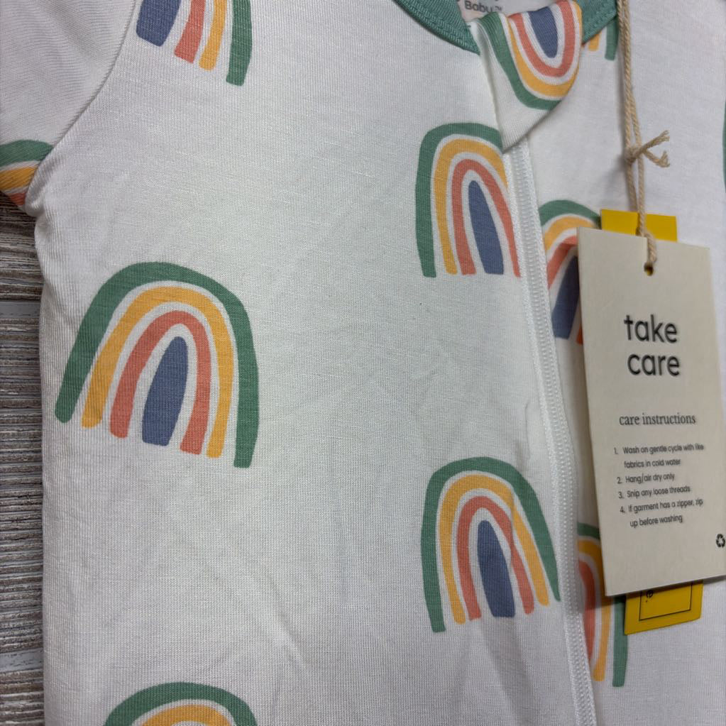 NEW Bamboo Sleeper Rainbows 6-12M