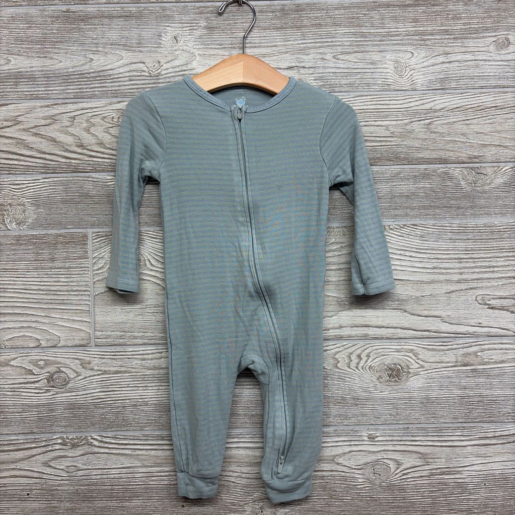 Viscose Footless Sleeper Stripes 12M