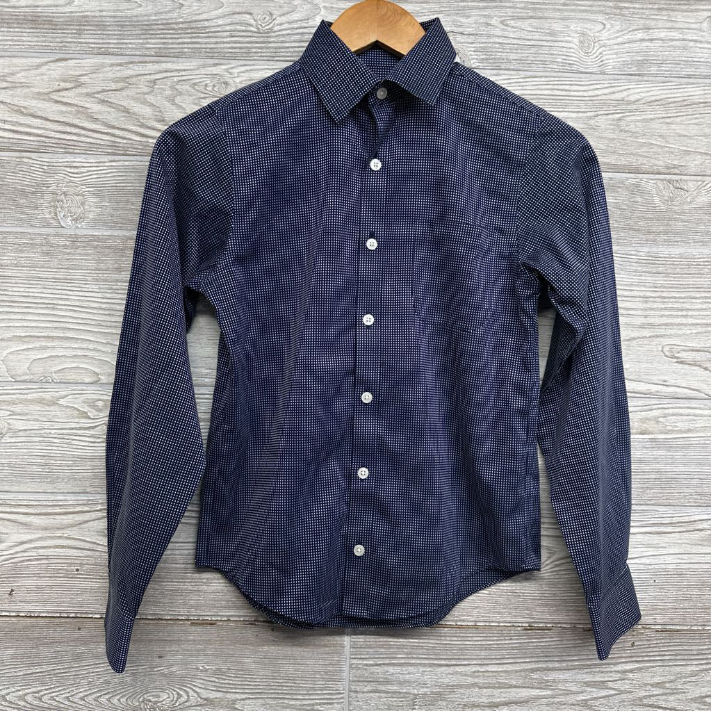 Button Up Dress Shirt Dots 10-12