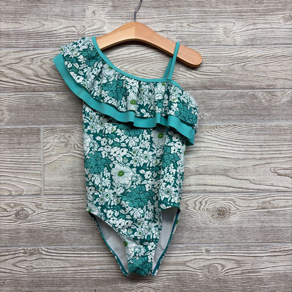 1 Pc Swimsuit Ruffle Flowers