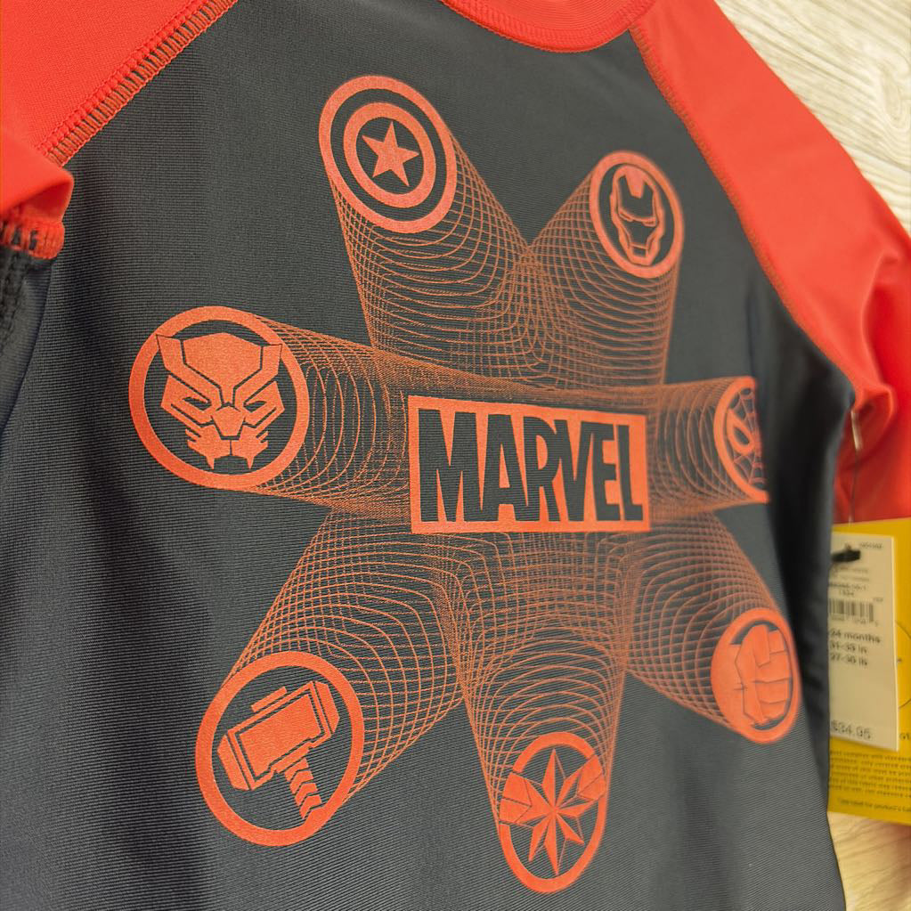 NEW Swim Shirt Avengers Marvel 18-24M