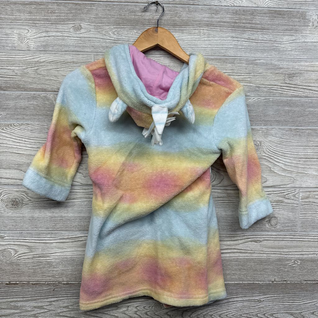 Unicorn Ombre Plush Robe 4t