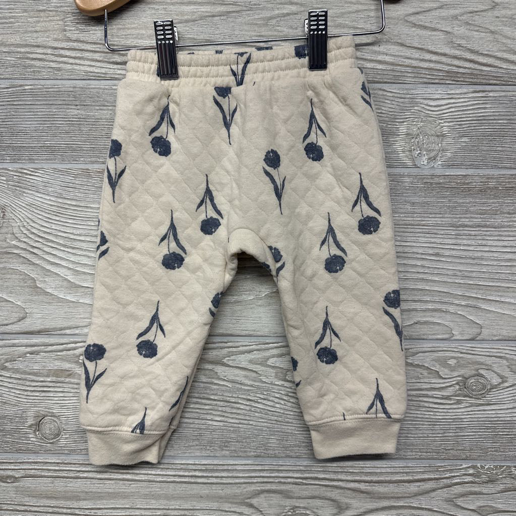 Quilted Crewneck & Joggers Flowers 12M