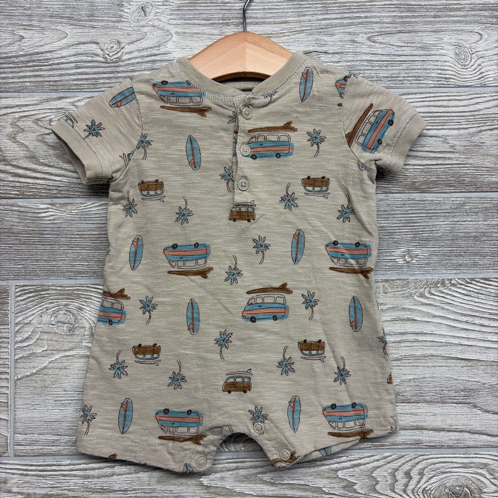 Henley Shorty Romper Vans Surf Boards 3M